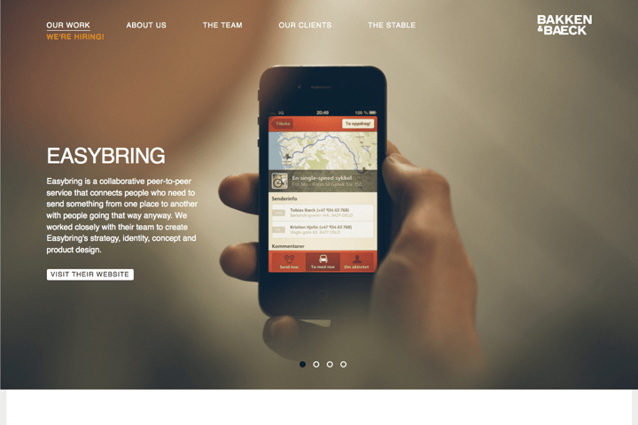 Bakken & Baeck website preview